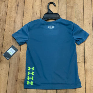 Under Armour Teal With Yellow T-Shirt SP23