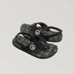 Volcom Recliner Little Youth Sandal-SP22 Black