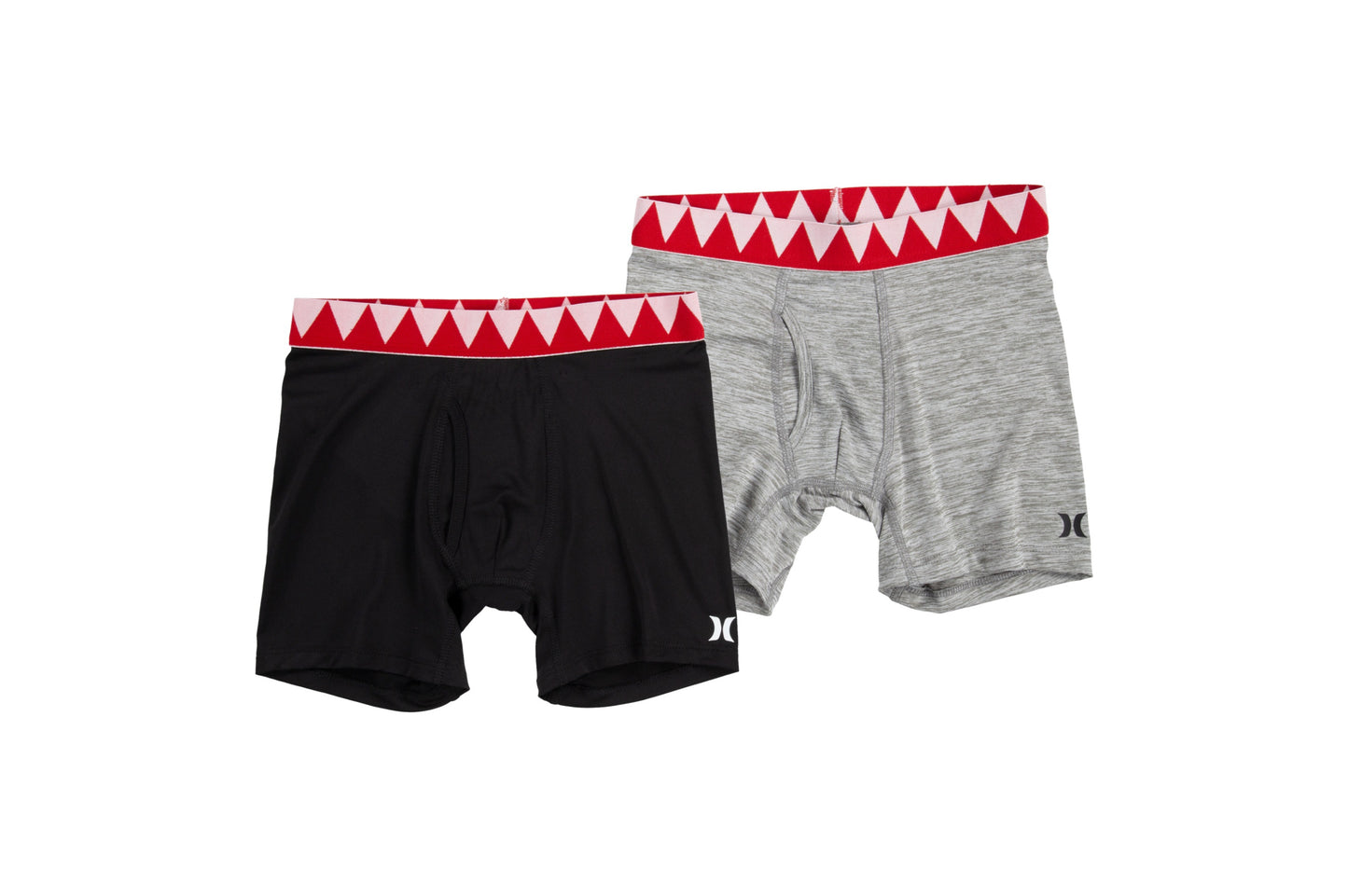 Hurley Black/Gray 2 Pack Boys Boxers