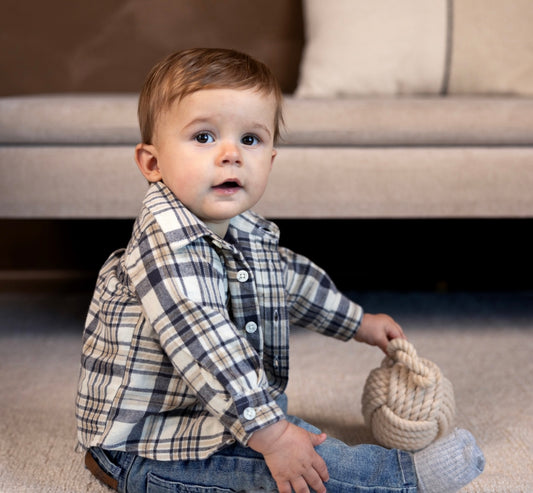 Dirkje Boys Plaid Jacket - FA24