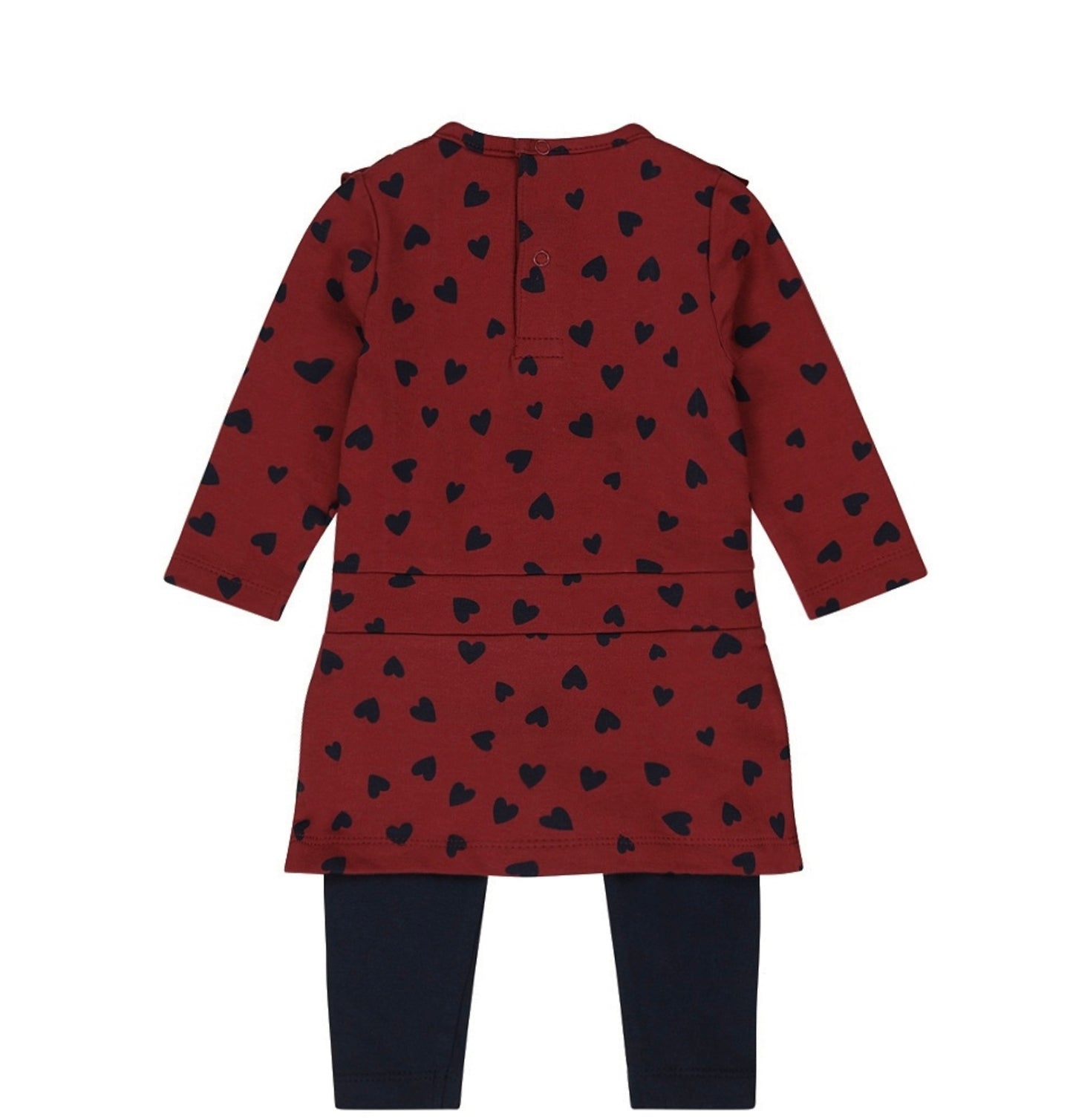 Dirkje Baby Red Heart Dress - FA24