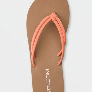 Volcom Forever and Ever Big Youth Papaya Sandals SP23