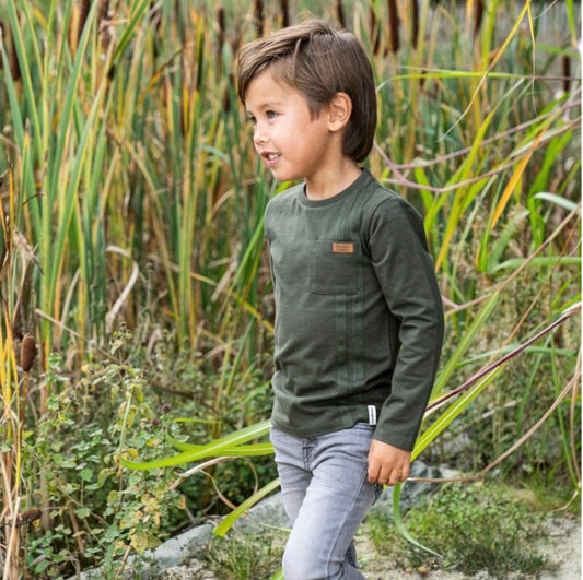 Koko Noko Boys dark Green Long Sleeve - FA24