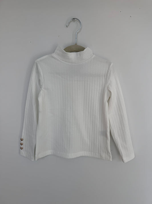 MID Mock Neck Sleeved Top FA24