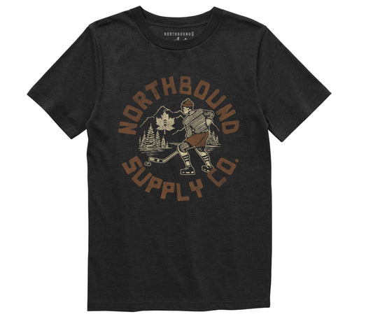 Northbound Black Hockey Tee FA24