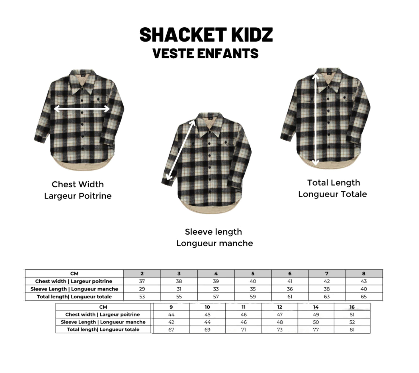 Birdz Plaid Lined Shacket FA23