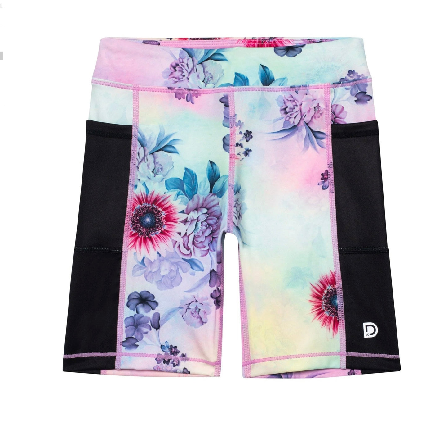 Deux par Deux Flower Biker Shorts - FA23