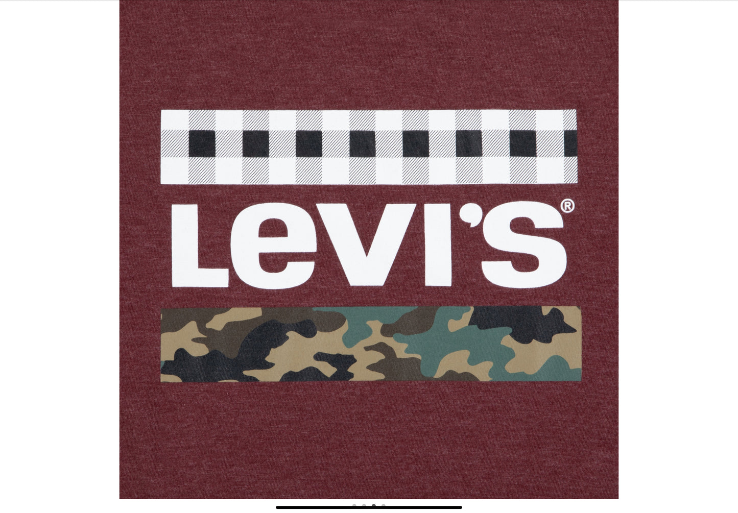 Levi’s Checkered Logo T Shirt-S24