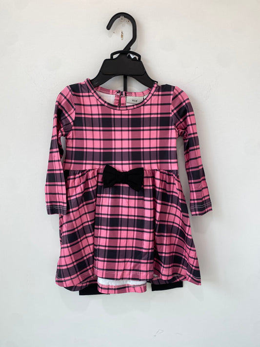 MID Girls Plaid 2PC Dress Set FA23