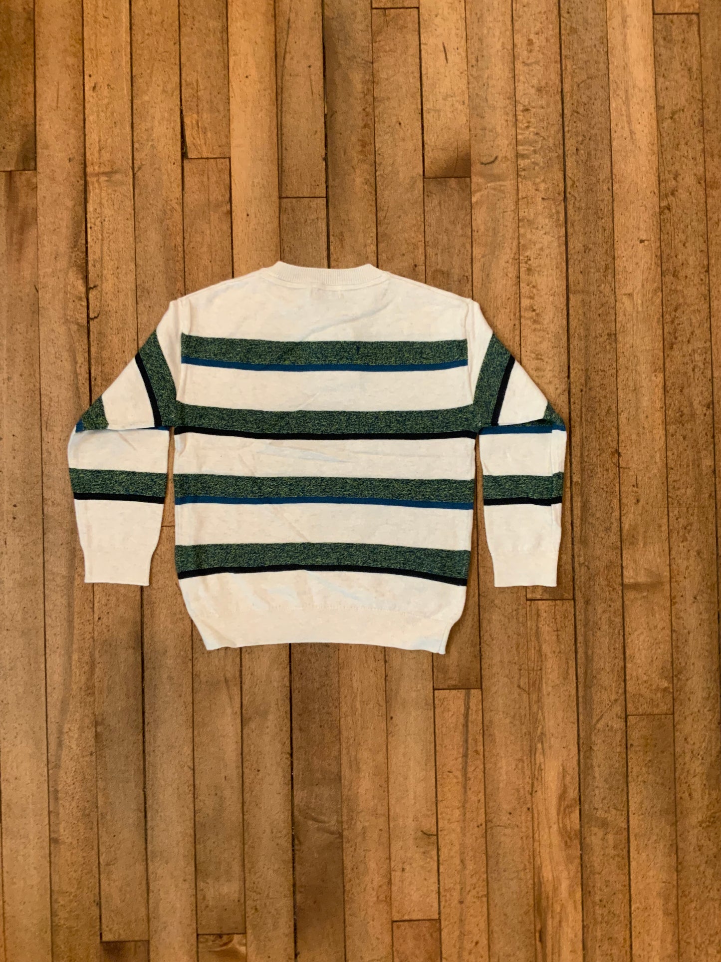 Mayoral Green and Blue Striped Sweater FA23