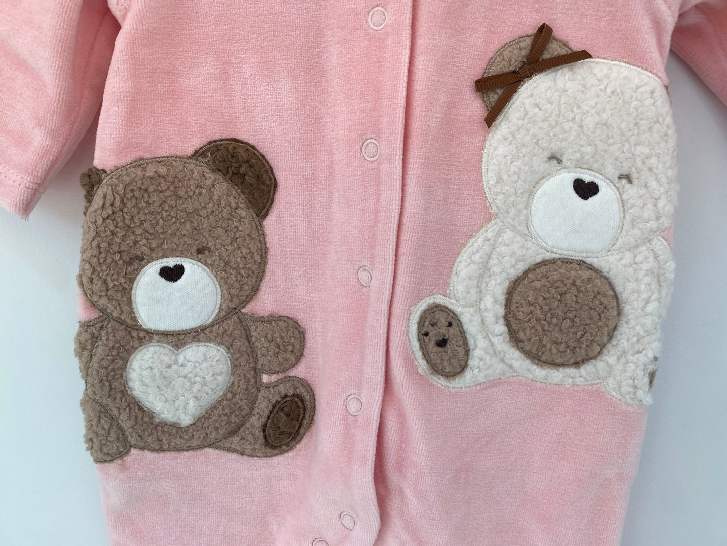 Mayoral Baby Bear Pink Sleeper FA23