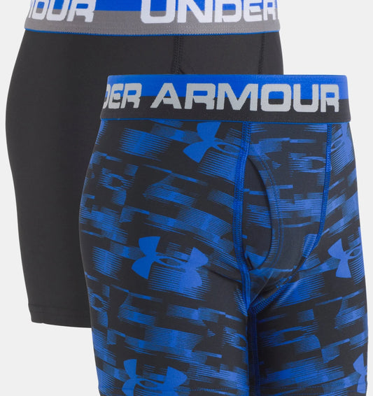 Under Armour Blue/Black Boxer Briefs-F23