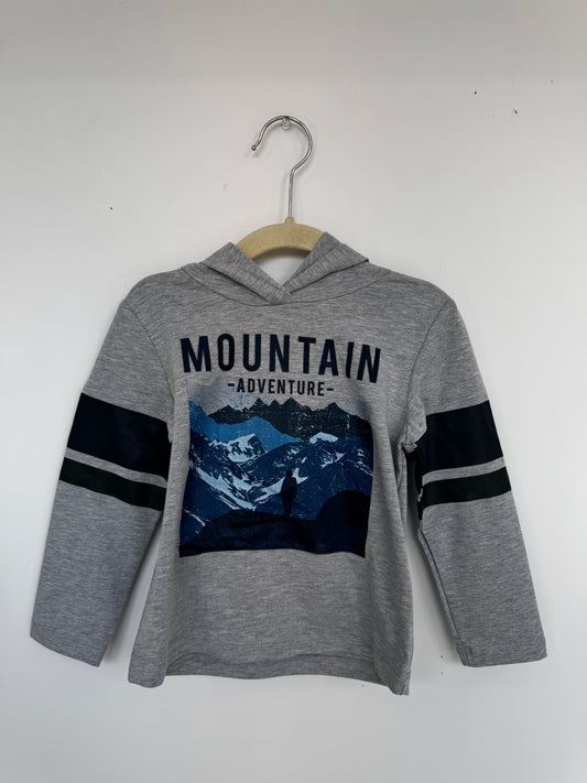 MID Grey Mountain Hoodie FA24