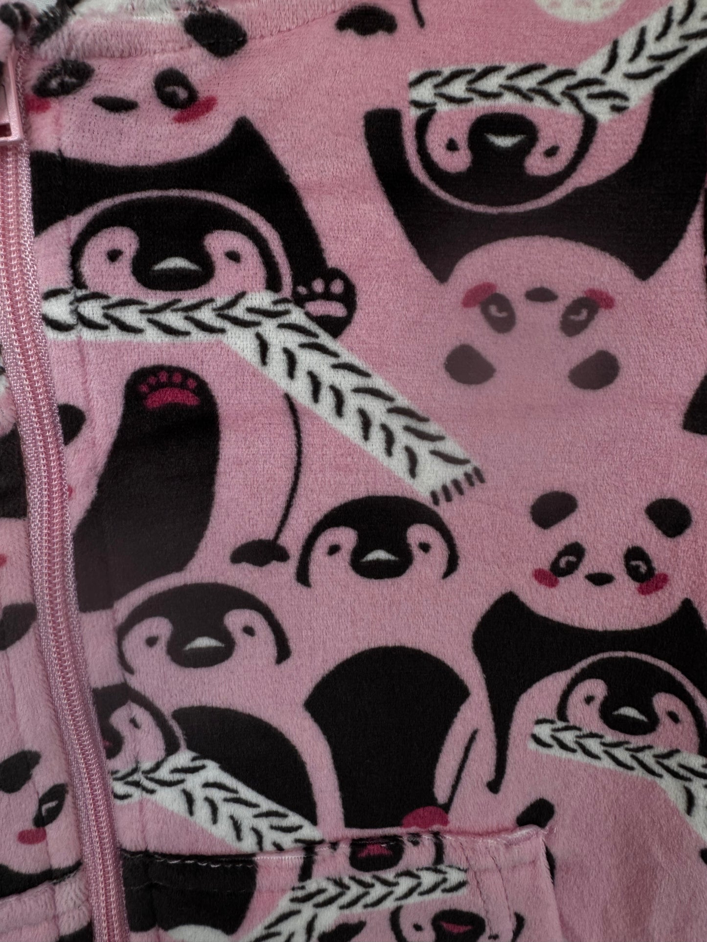 MID Panda Penguin Zip Up Onesie FA24