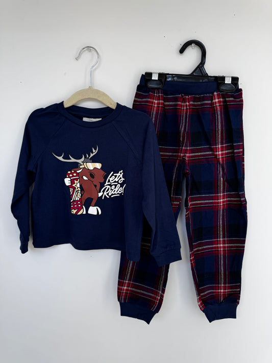 MID Snowboarding Moose Pyjama Set FA24