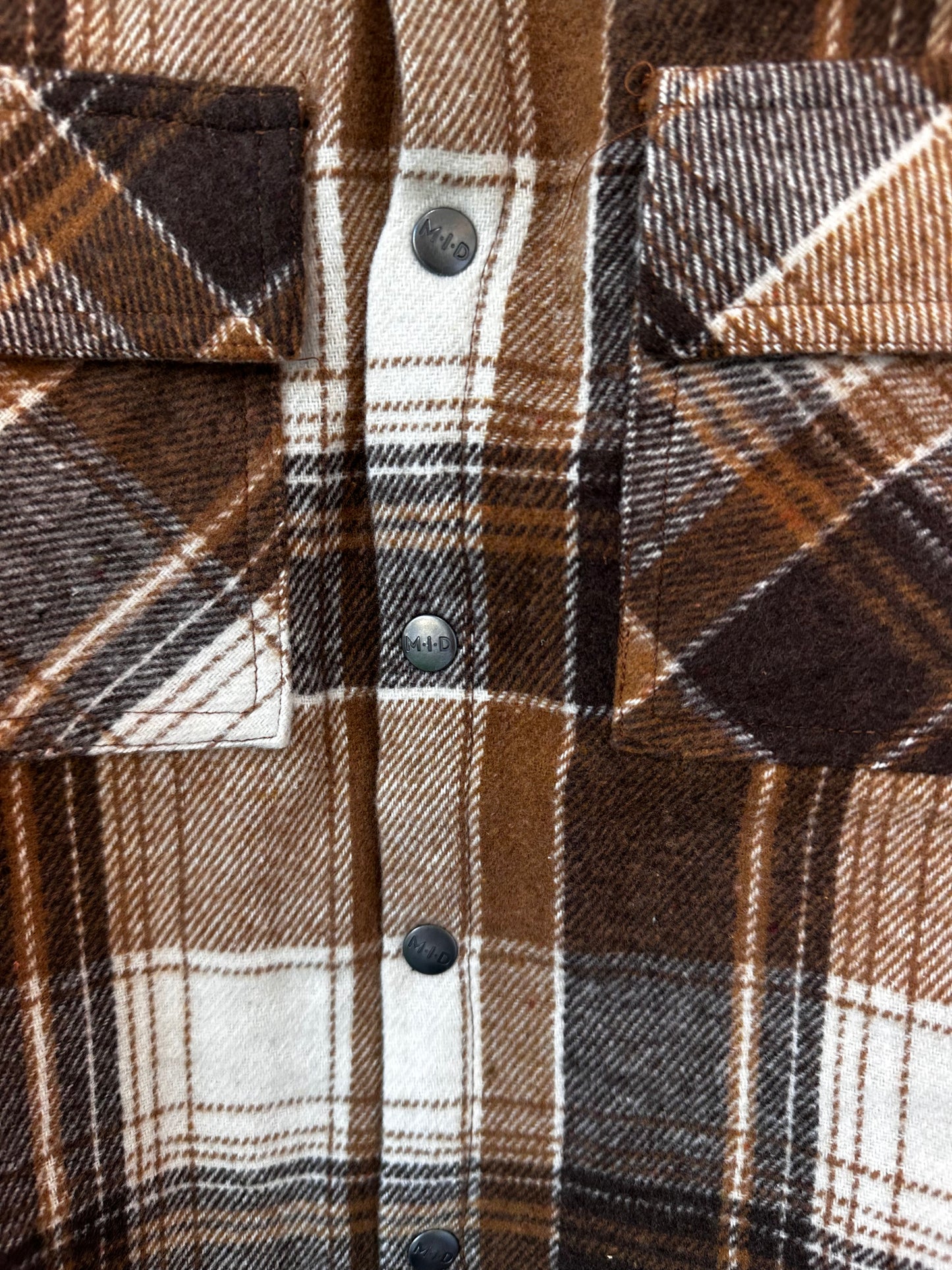 MID Lined Plaid Shacket FA23