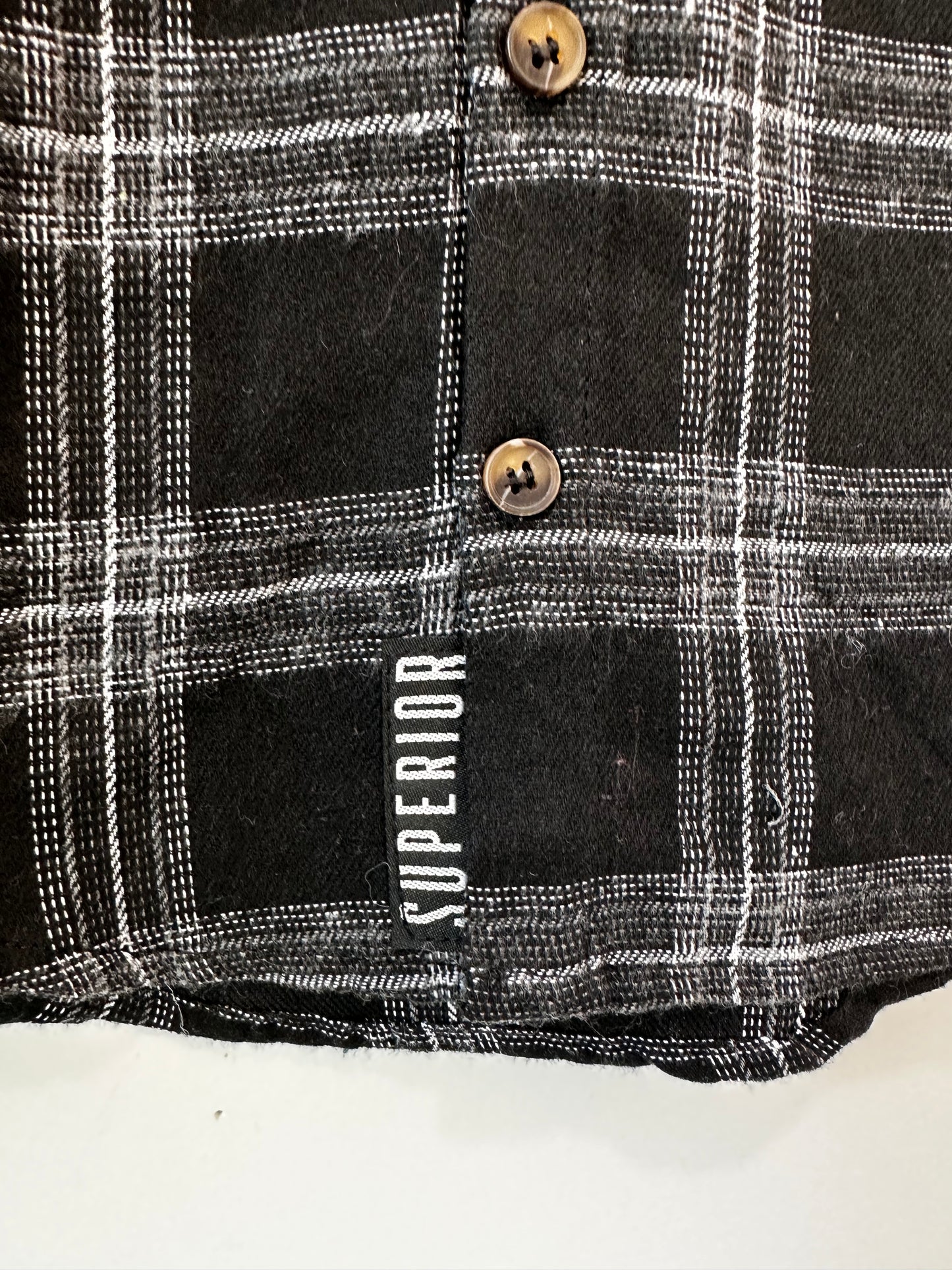 MID Plaid Black Flannel FA23