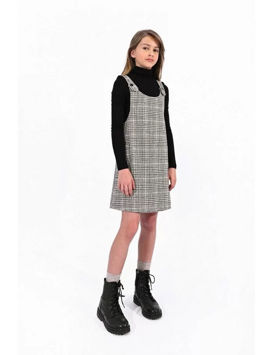 Molly Bracken Plaid Overall Dress W23