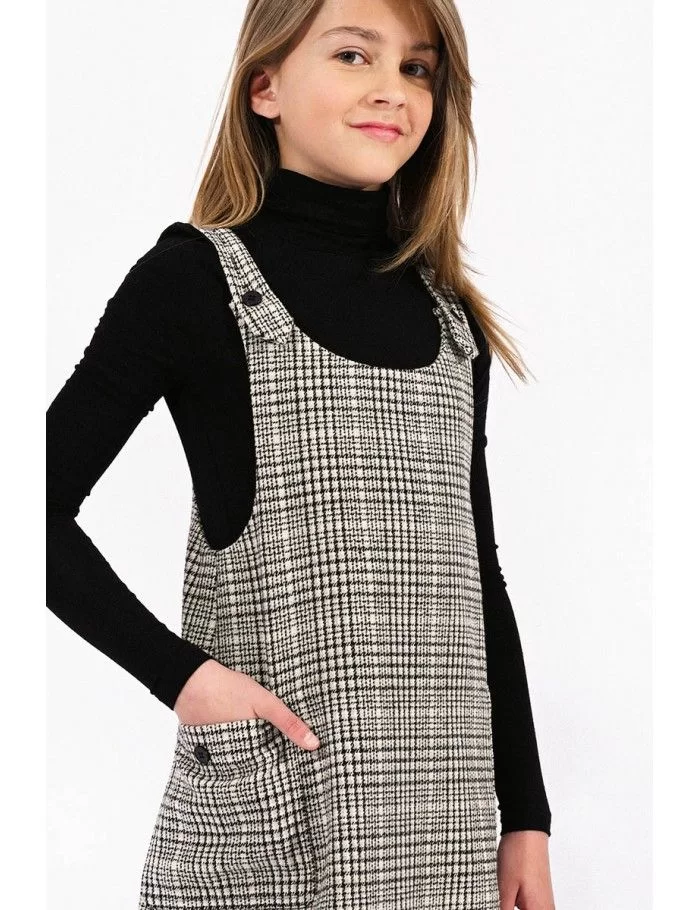 Molly Bracken Plaid Overall Dress W23