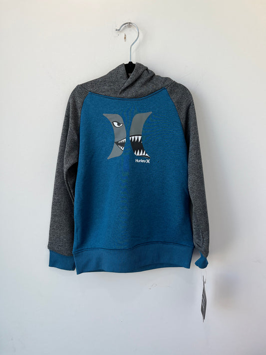 Hurley Blue Heather Shark Hoodie - SP24