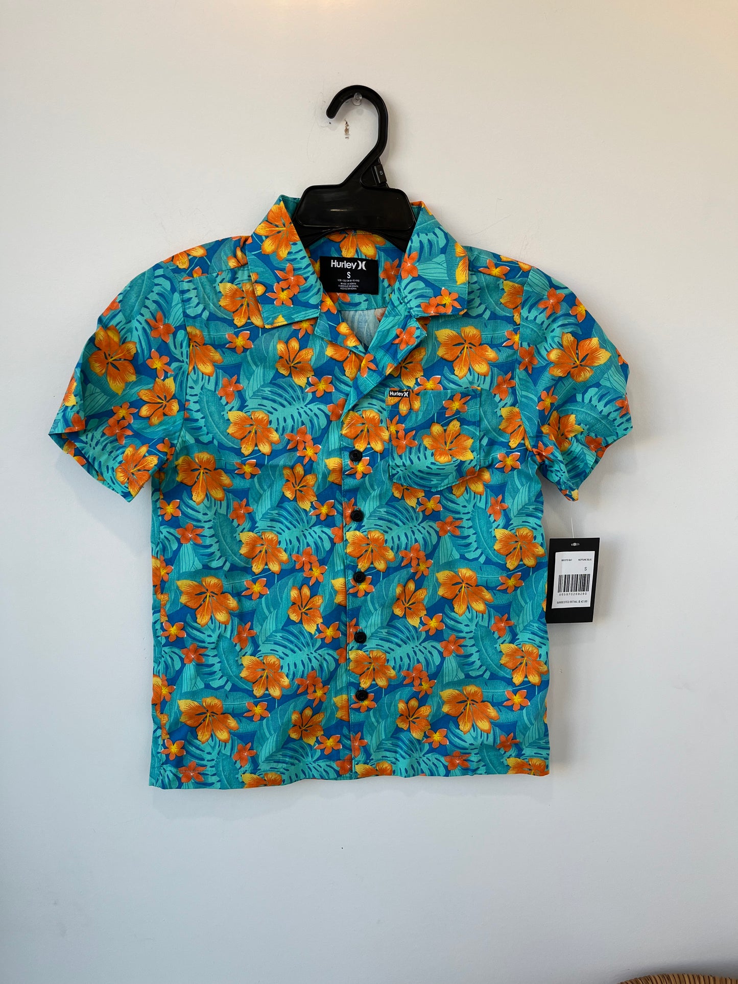 Hurley Printed Button Up Short Sleeve - SP24