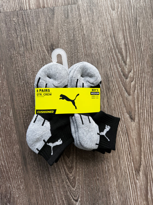 Puma Boys Crew Sock 6 Pack SP24