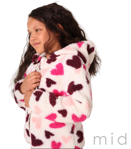 MID Heart Hooded Jacket-F24