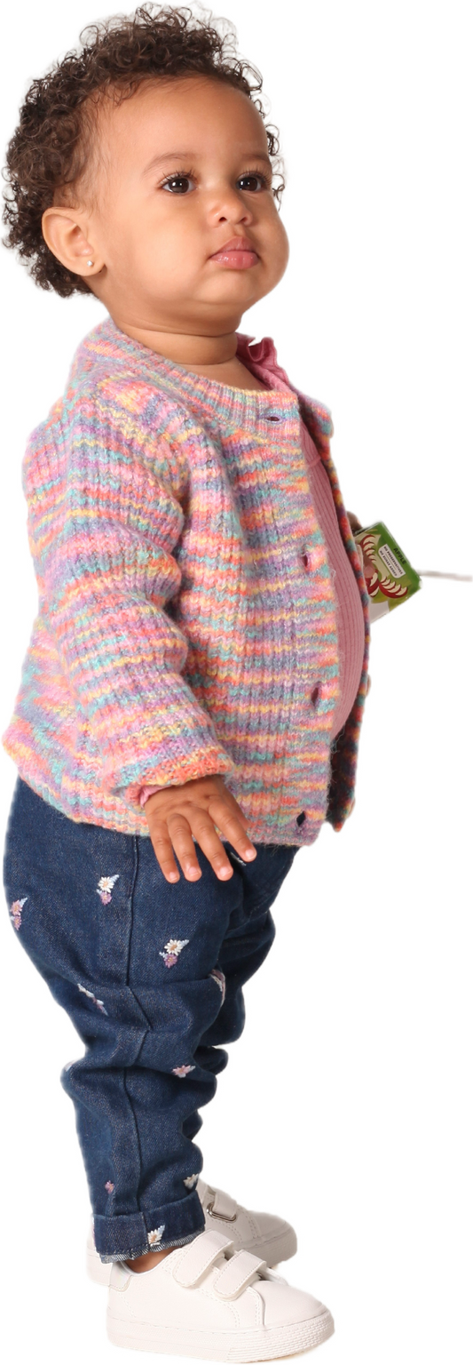 MID Pastel Multi Cardigan-F24