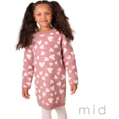 MID Heart Dress & Tights-F24