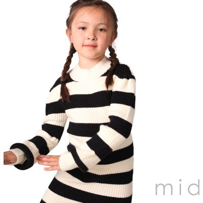 MID Striped Knit Dress-F24