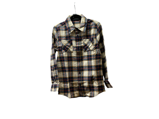 Northcoast Plaid Flannel Button-Up Shirt-F24