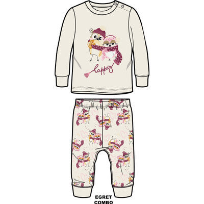 MID Girls Animal PJ Set-F24