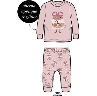 MID Girls Animal PJ Set-F24