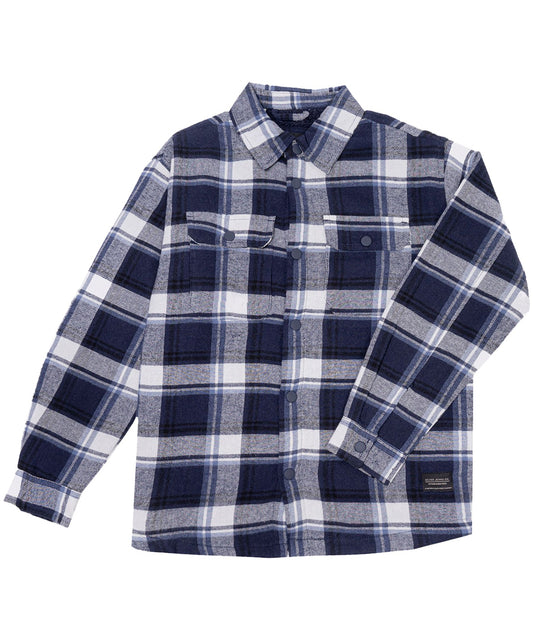 Silver Jeans Co. Plaid Plush Lined Jacket-FA24