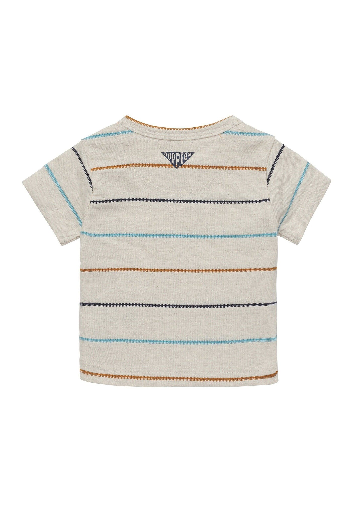 Noppies Oatmeal Striped Tee SP22