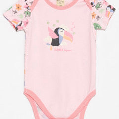 Badaboom Pink Bird Onesie SP22