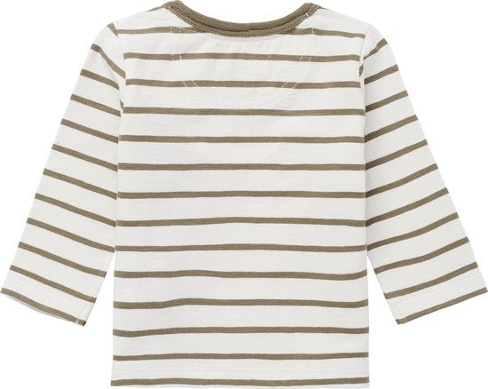 Noppies Olive Striped Tee-SP21