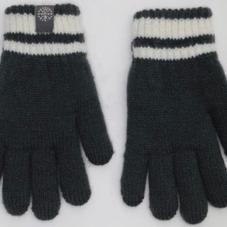 Calikids Knit Gloves-Fa21 Dark Grey