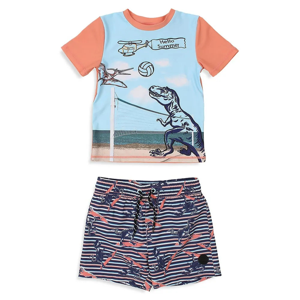 Northcoast Boys Rashguard and Swim Trunks Set SP23