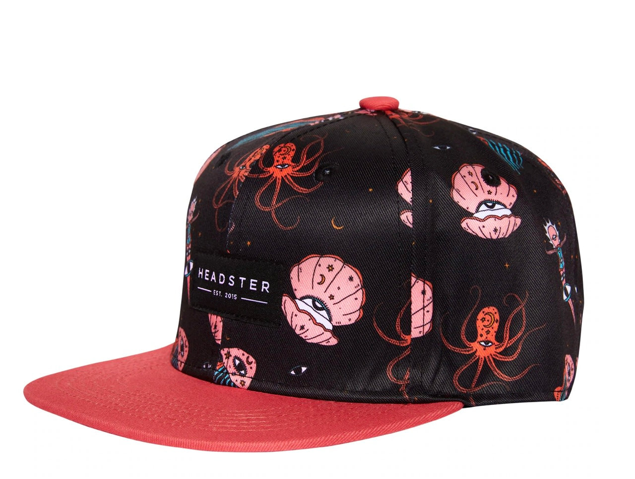 Headster Deep Sea Black Snapback Hat SP22