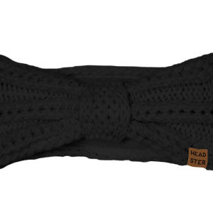 Headster Knit Headbands W21 Black Knit