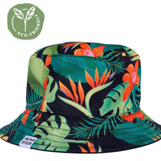 Headster Variety Bucket Hats With Strap SU22 Hibiscus Flower Kids