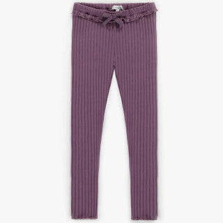 Souris Mini Mauve Ribbed Knit Leggings FA22 4