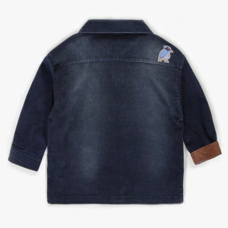 Souris Mini Navy Corduroy Overshirt FA22