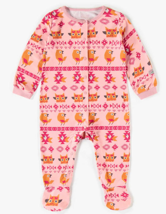 Souris Mini Pink Bird Print Pyjamas SP22 18-24 mos