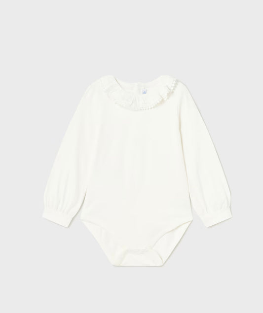 Mayoral White Bodysuit FA23