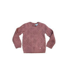 Koko Noko Dark Pink Knit Sweater FA22