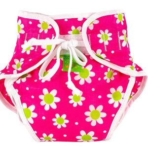 Kushies Baby Reusable Swim Diaper SU20 Pink S(6-14 LBS)