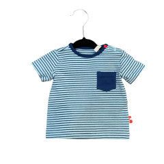 Little Bampidano Blue Striped Tee-SP21