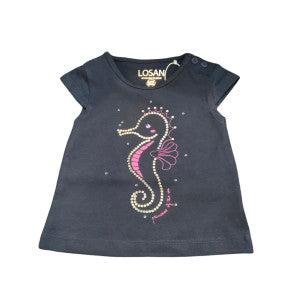 Losan Navy Sea Horse Tee SP22